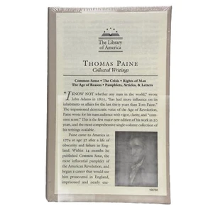 The Library of America "Thomas Paine: Collected Writings" New - Picture 1 of 5