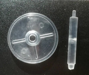 Set of 10x 32mm Flying Bases Stands with 90 degree (line of fire/sight) markers. - Picture 1 of 1
