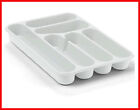 portaposate per cassetto da cucina vassoio in plastica 6 posti colorato bianco 