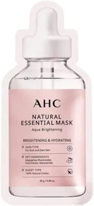 AHC 28g NATURAL ESSENTIAL FACE MASK AQUA BRIGHTENING BRAND NEW - Picture 1 of 6
