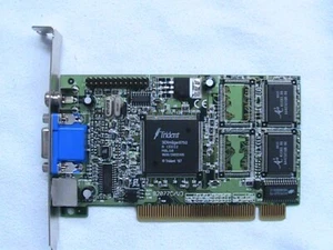 1 GEBRAUCHTE JATON JTNMC VCTR82107AGP VIDEO-773&TV GRAFIKKARTE 4MEG TRIDENT GRAFIKKARTE - Bild 1 von 5