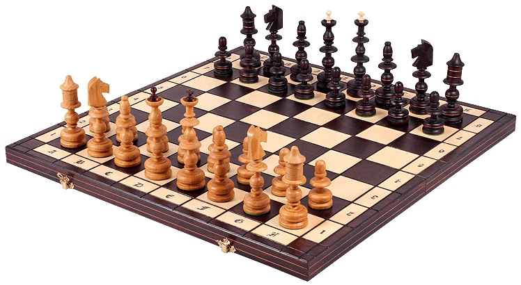 The Old Polish Chess Set - Image 1 of 4