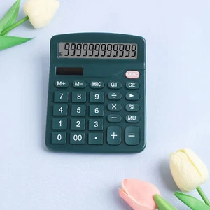 12 Digits Desktop Calculator Large LCD Display Sensitive Button For Home Office - Picture 1 of 29