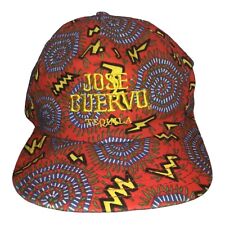 Vintage Jose Cuervo Tequila Aztec Print Snapback Hat Cap Wild 80s Lightning Bolt