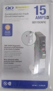 Square D Circuit Breaker 15A - Black (QO115PCAFIC) - Picture 1 of 5
