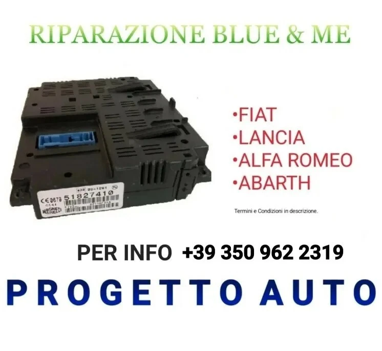 SERVIZIO DI RIPARAZIONE BLUE E ME VEICOLI: FIAT - ALFA ROMEO - LANCIA - ABARTH. - Immagine 1 di 1