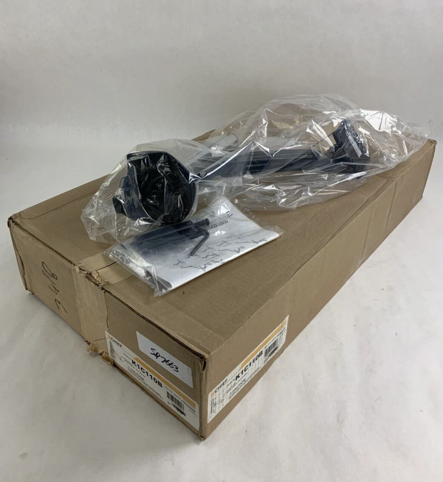 Chief K1C110B K1C Dynamic Column Monitor Mount Black New Open Box - Image 1 of 4