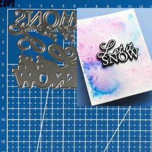 Metal Cutting Dies Scrapbooking Letter Embossing Photo Album Paper Card Stencils - Picture 1 of 3