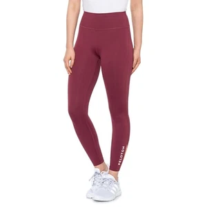 Leggings Peloton Para Mujer Borgoña 7/8 Inserto Acanalado Move Mission Talla Pequeña ¡Nuevos! - Imagen 1 de 3