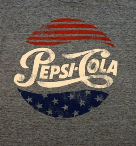 Pepsi Cola T-shirt S Small Blue Soda Pop Tee Luv Drink Stars & Stripes USA - Picture 1 of 4