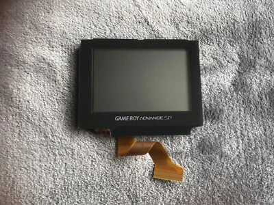 Nintendo GameBoy Advance SP AGS-001 Front Lit LCD Screen Grade ABC ORIGINAL OEM - Image 1 of 2