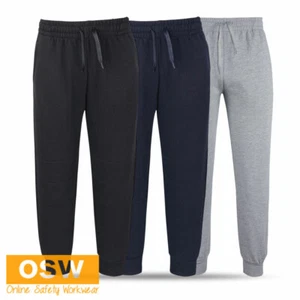 Colours of Cotton Adults & Kids Cuffed Track Pants 13% Marle, Black, Navy 3PFC - Picture 1 of 17