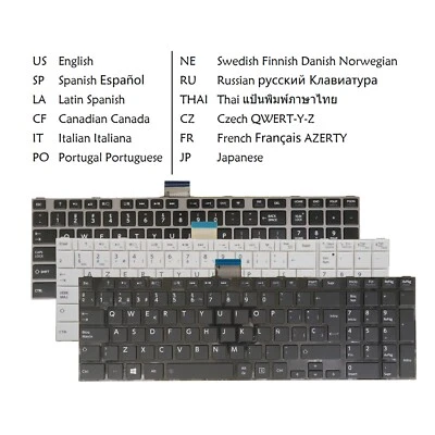 Teclado para Toshiba L950 L955 L970 L970D L975 L975D S850D S855D S975 S975D Foto 1 de 3