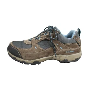 LL Bean Men's Trail Model 4 Hiking Shoes Waterproof Suede Fabric Size 13 Inch - Picture 1 of 10