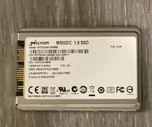 Micron M500DC 120GB 1.8" SATA 6Gb/s SSD Drive - MTFDDAA120MBB #S-13 - Picture 1 of 2