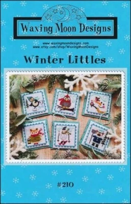 Waxing Moon Designs counted cross stitch leaflet ~ Winter Littles ~ #210 - Image 1 of 2
