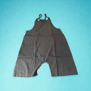 Womens XXL Romper Shorts Jumpsuits Summer Comfortable Dk Gray Pocket Sleeveless - Picture 1 of 16