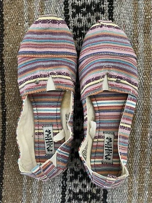 Women’s Max Love Ballet Ballerina Flats Shoes, US size 7, Colorful Textile - Image 1 of 4