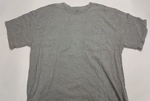 Fruit of the Loom Grey Short Sleeve T-Shirt Unisex Sz Lg - Picture 1 of 4