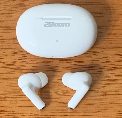 Auriculares inalámbricos Bluetooth 2Boom TWS624 con estuche de carga - blancos Foto 1 de 4