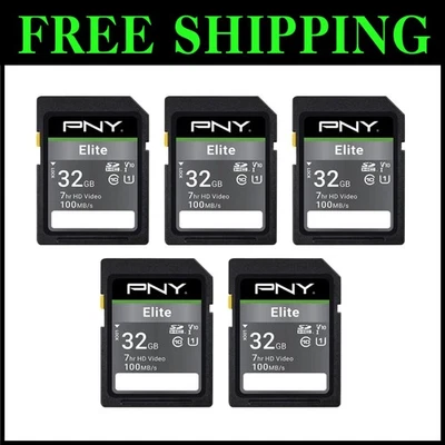 High Speed 32GB SD Card - 100MB/s Read, Class 10, U1 V10 - Image 1 of 4