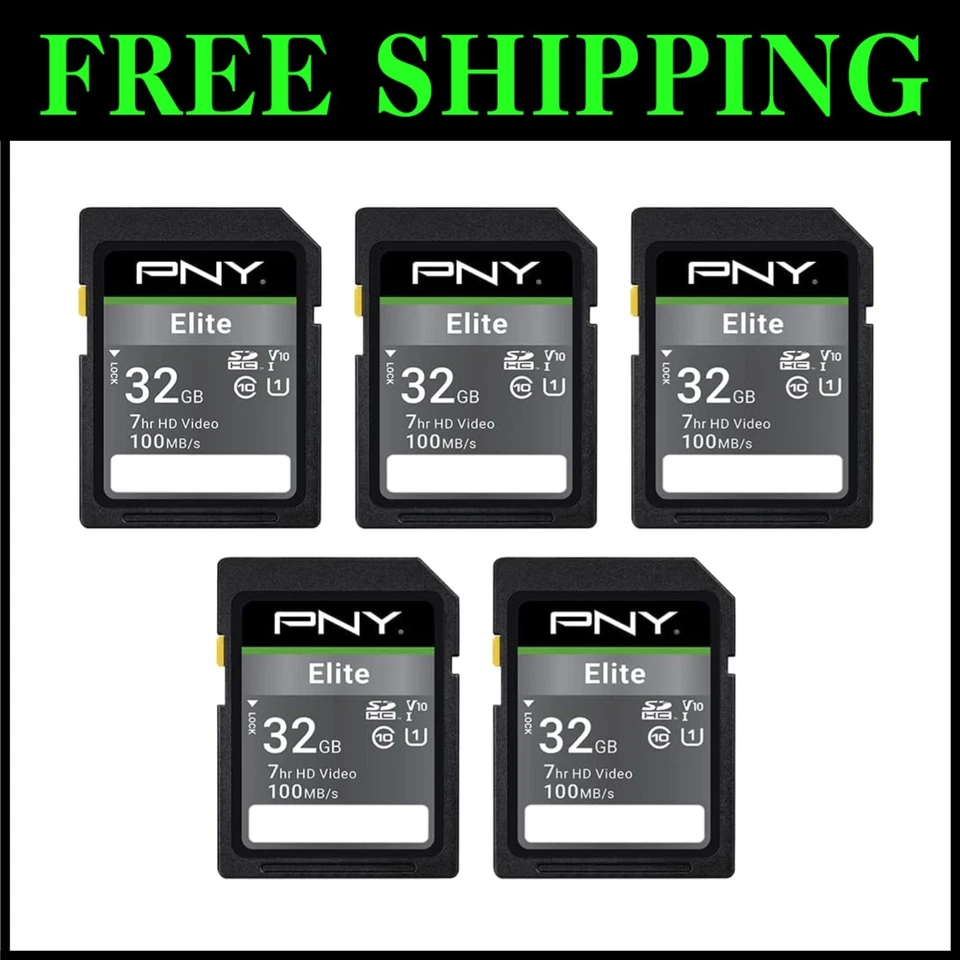 High Speed 32GB SD Card - 100MB/s Read, Class 10, U1 V10 - Image 1 of 4