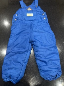 Vintage Kinder Looney Tunes blau Overall Snow Suite Größe 3T Baby Taz - Bild 1 von 7