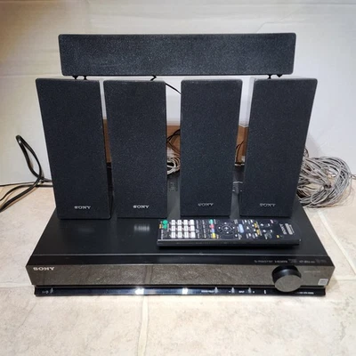 Sony STR-KS380 AV Receiver Bundle w/ SS-TSB105 Speakers & Remote *No Subwoofer - Image 1 of 4
