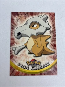 2000 Topps Pokemon TV Animation Edition Series 2 Cubone #104 Blue logo - Picture 1 of 6