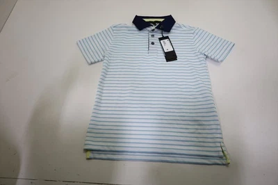 GREYSON Golf Youth Torrey Polo Boys Size Small Arctic/Topaz New INV12718099 - Image 1 of 4