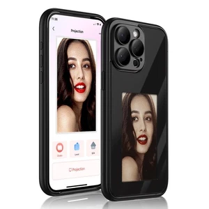 Funda de teléfono inteligente con pantalla de proyección de tinta para iPhone, muestra fotos instantáneamente o... - Imagen 1 de 7