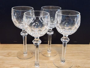 Set 4 Waterford Curraghmore Calice Vino Hock Bicchiere 7 1/2" Alto - Foto 1 di 7