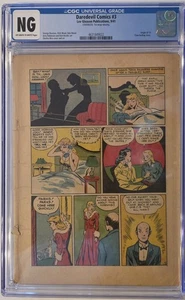 Cómics de Daredevil #3 CGC NG falta portada y primera envoltura Lev Gleason 1941 - Imagen 1 de 1