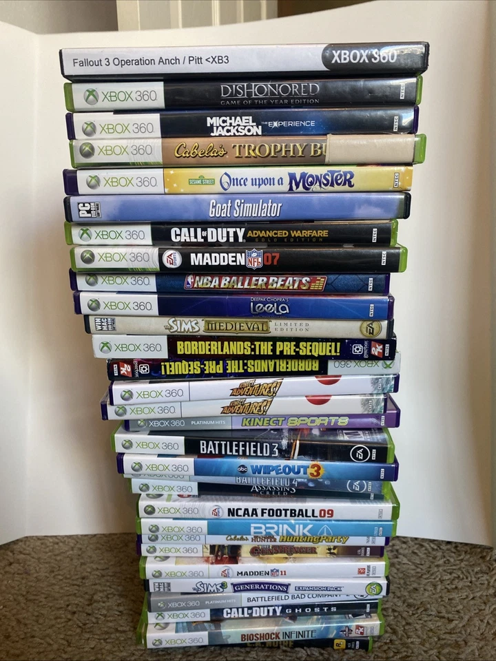 XBOX 360 ВИДЕО ИГРЫ ТАЙНА КОРОБКА (6 ИГР) - Изображение 1 из 1