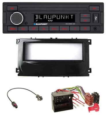 Blaupunkt MP3 AUX USB 1DIN Autoradio für Ford C-Max Galaxy Focus ab 2007 glänzen - Bild 1 von 4