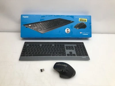 Rapoo 9900M set mouse tastiera wireless set scrivania wireless sensore 3200 DPI - Immagine 1 di 4