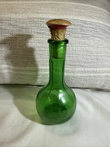 Vintage 30er Jahre Antik Royal Mint Saucenglas Flasche Smaragdgrün Art Deco - Bild 1 von 18
