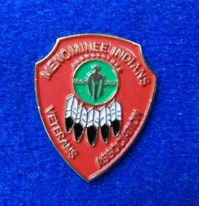 Menominee Indian Veterans Association Wisconsin Pfeilspitze Traumfänger Anstecknadel - Bild 1 von 1