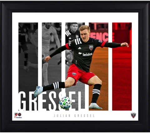 Julian Gressel D.C. United Framed 15x17 Player Panel Collage Cover