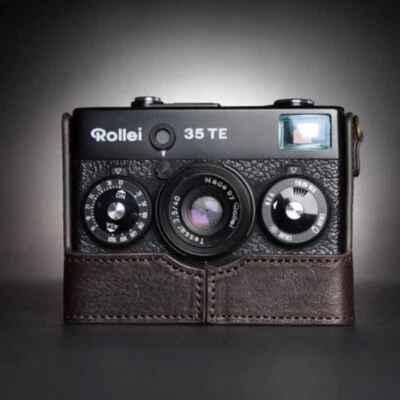Funda de cuero genuino para media cámara para Rollei 35、35S、35T、35TE、35SE Foto 1 de 4