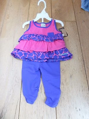 CONVERSE ALL STAR VOLANTES ROSA PÚRPURA NIÑAS VESTIDO LEGGINGS CONJUNTO 24 2 y PERIWINKLE Foto 1 de 2
