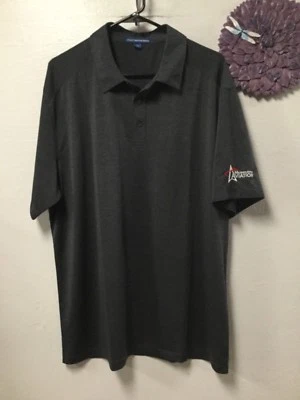 Mens Casual Shirt Size XL Slate Charcoal Museum of Aviation Port Authority 161  - Image 1 of 4