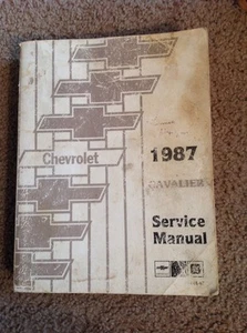1987 Chevrolet CAVALIER Factory Service Repair Manual ST-366-87 - Bild 1 von 1