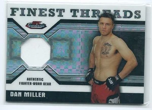 2011 Topps UFC Finest Dan Miller Finest Threads LUCHA ENGRANAJE USADO RELIQUIA 72/188 MMA - Imagen 1 de 1