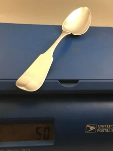 Coin Silver James Watson Fiddle Serving Spoon No Monogram - Picture 1 of 8