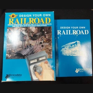 Design Your Own Railroad Train Legacy PC DOS Software - Picture 1 of 3
