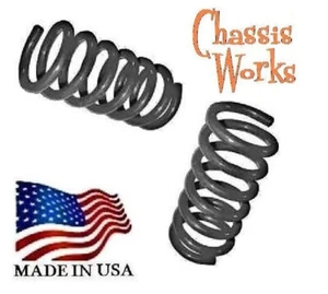 1994-2002 Dodge RAM 2500 3500 2WD Diesel V10 Drop Coil Springs Lowering Kit - Bild 1 von 1