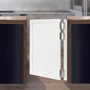 23.62*35.43inch Wood Partition Door, Modern Single Partition Door W/ Hinges - Picture 1 of 18