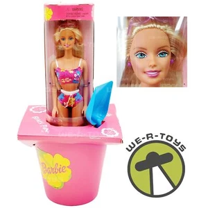 Beach Fun Hawaii Barbie and Pale Pink Beach Bucket Playset 1999 - Picture 1 of 8