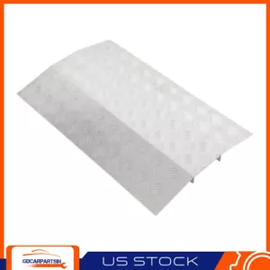 23.6"L x 17.1"W x 1.8"H Door Threshold Ramp Aluminum Bridge Doorway Wheelchair - Picture 1 of 9